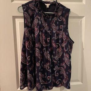 Sleeveless top